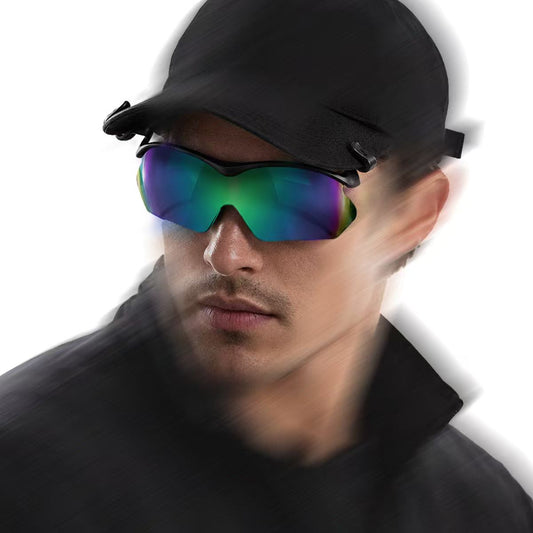 Adjustable Cap Clip Polarized Sunglasses