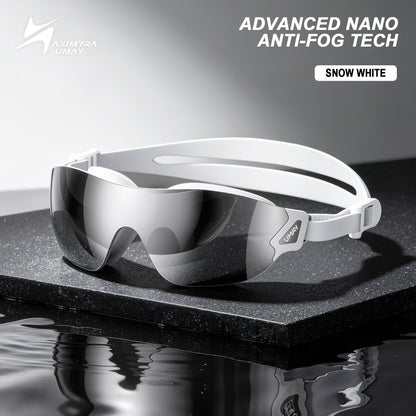 Aximyra Prescription Swim Goggles – Anti-Fog Mirrored Lenses