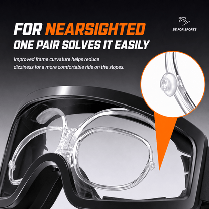 Adjustable Prescription Insert for Ski Goggles